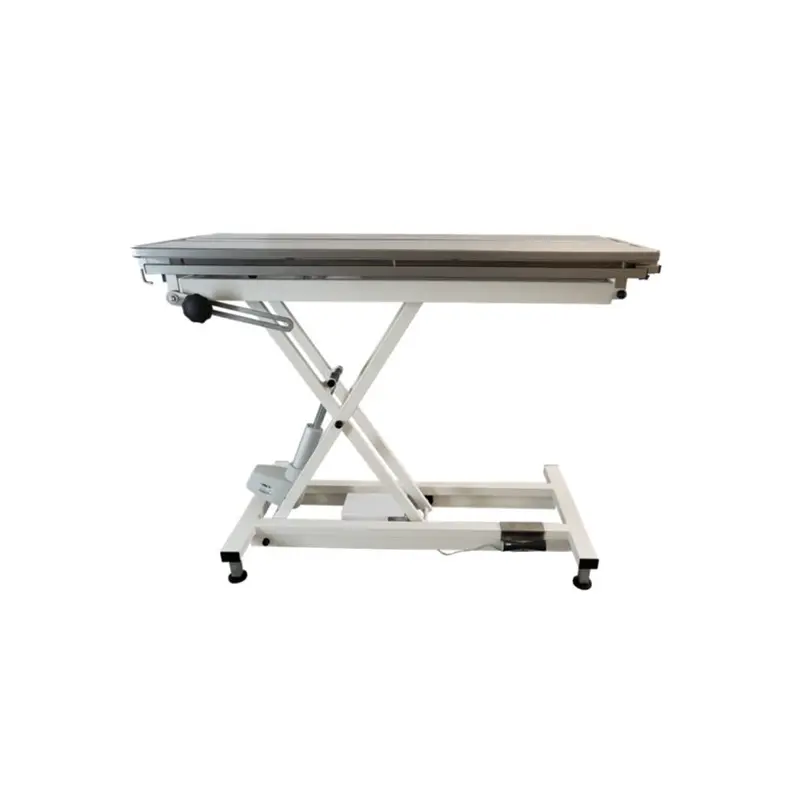 VETEQ X-Line V-Top (Châssis ciseaux X-Line, blanc thermolaqué, Moteur électrique)